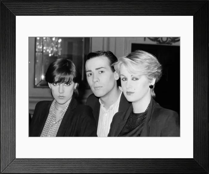 Framed Print : The Human League November 1981 (l-r) Joanne Catherall - Philip Oakey Framed Print : The Human League November 1981 (l-r) Joanne Catherall - Philip Oakey
