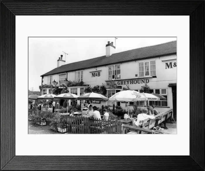 Framed Print : Taken on the day of a boat rally. The Greyhound pub at Sutton Stop, Hawkesbury Junction Framed Print : Taken on the day of a boat rally. The Greyhound pub at Sutton Stop, Hawkesbury Junction