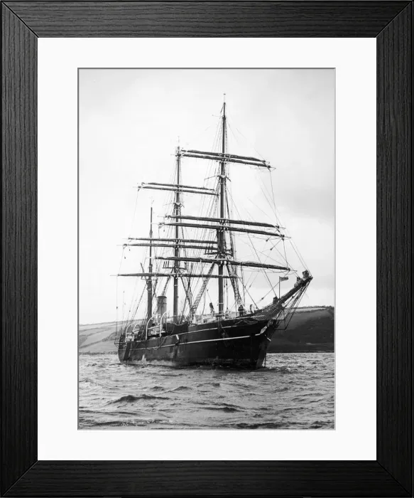 Framed Print : The Discovery, the ship in which Captain Scott made his South Polar expedition Framed Print : The Discovery, the ship in which Captain Scott made his South Polar expedition