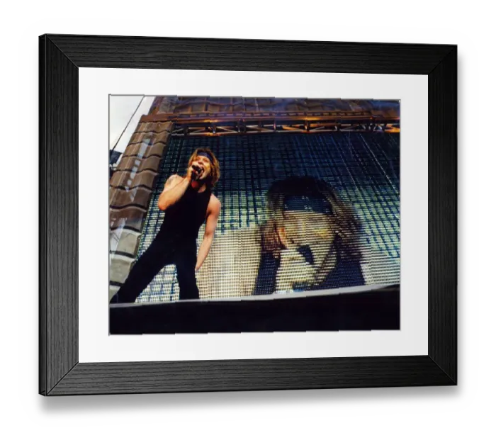 Framed Print : Bon Jovi performing at Cardiff Arms Park - 22nd June 1995 - Western Mail and Echo Ltd Framed Print : Bon Jovi performing at Cardiff Arms Park - 22nd June 1995 - Western Mail and Echo Ltd