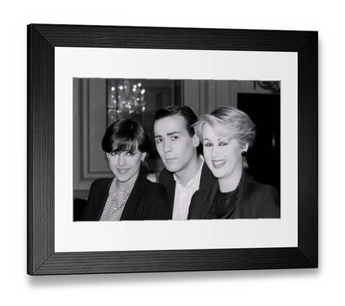 Framed Print : The Human League November 1981 (l-r) Joanne Catherall - Philip Oakey Framed Print : The Human League November 1981 (l-r) Joanne Catherall - Philip Oakey