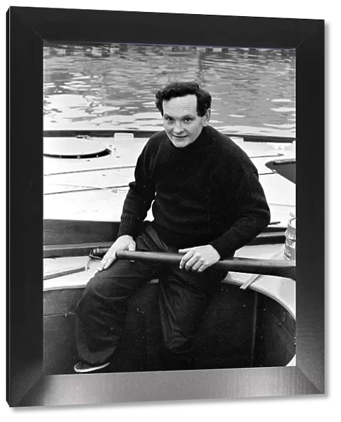 Donald Crowhurst who will leave Teignmouth to compete in the Sunday Times Golden Globe