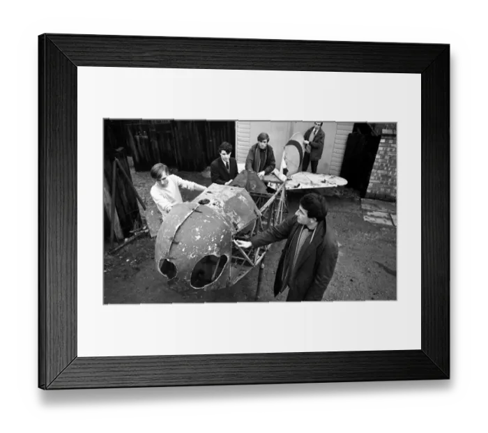 Framed Print : Mr. Roger Smith has a Pixie in his garden. But its no dream-world fairy-tale figure Framed Print : Mr. Roger Smith has a Pixie in his garden. But its no dream-world fairy-tale figure