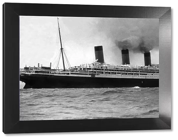 The Majestic, the worlds largest linerm, which was bought by the White Star Line
