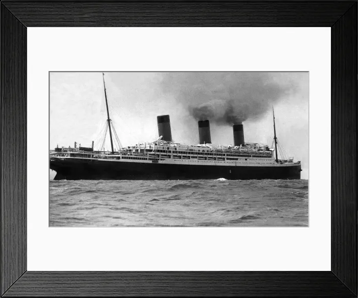 Framed Print : The Majestic, the worlds largest linerm, which was bought by the White Star Line Framed Print : The Majestic, the worlds largest linerm, which was bought by the White Star Line