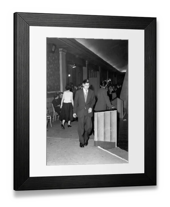 Framed Print : Youth Culture: The teenagers Orchid ballroom dance at Purley