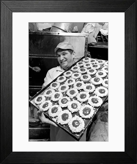 Framed Print : Pastry Chef seen here at work in his Kitchen. 1967 A1330-017 Framed Print : Pastry Chef seen here at work in his Kitchen. 1967 A1330-017