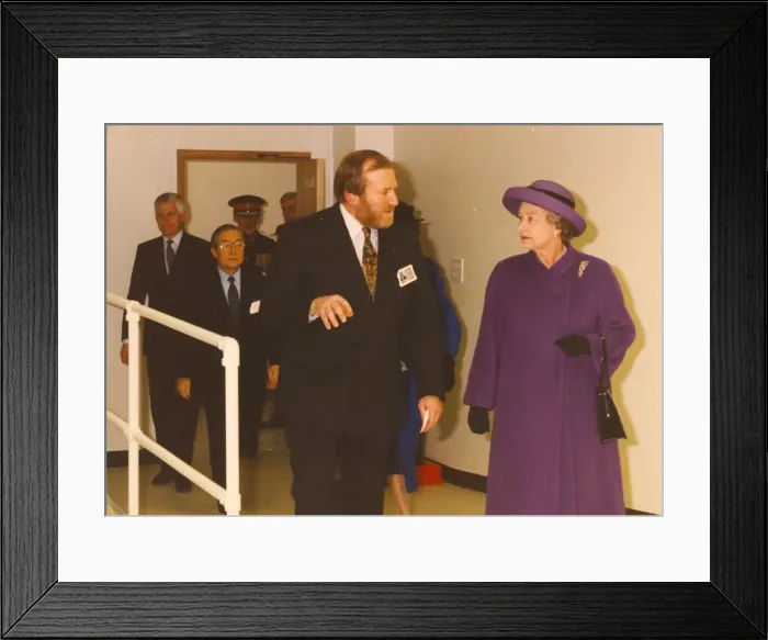 Framed Print : Queen Elizabeth II and Prince Philip visit Durham The Queen opens Framed Print : Queen Elizabeth II and Prince Philip visit Durham The Queen opens