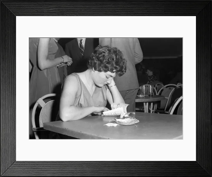 Framed Print : Youth Culture: The teenagers Orchid ballroom dance at Purley