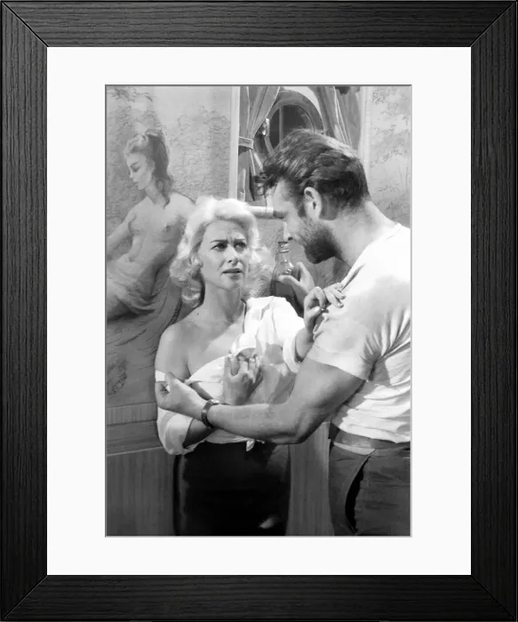Framed Print : Sean Connery on the set of the film Action of the Tiger
