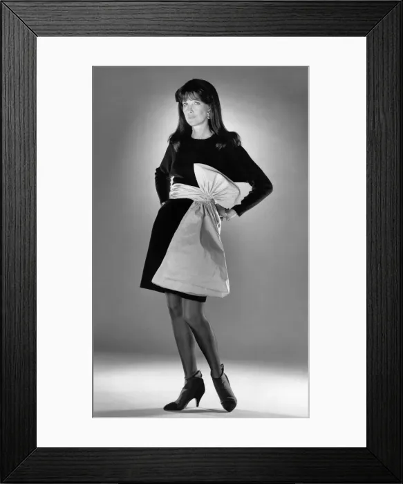 Framed Print : Cathy McGowan. October 1987 P035525 Framed Print : Cathy McGowan. October 1987 P035525