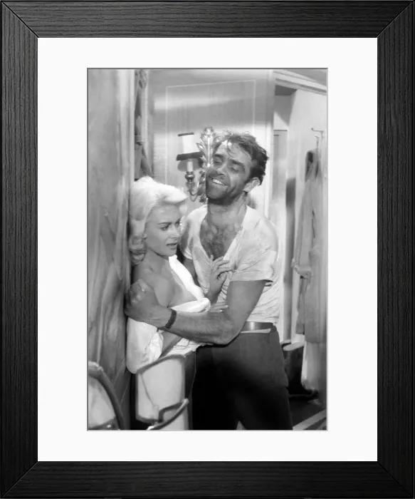 Framed Print : Sean Connery on the set of the film Action of the Tiger Framed Print : Sean Connery on the set of the film Action of the Tiger