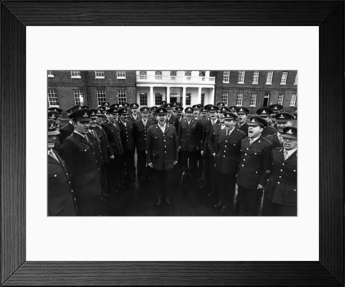 Framed Print : Stand by your eardrums. The regimental sergeant-majors are having a bawl Framed Print : Stand by your eardrums. The regimental sergeant-majors are having a bawl