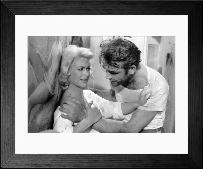 Framed Print : Sean Connery on the set of the film Action of the Tiger Framed Print : Sean Connery on the set of the film Action of the Tiger