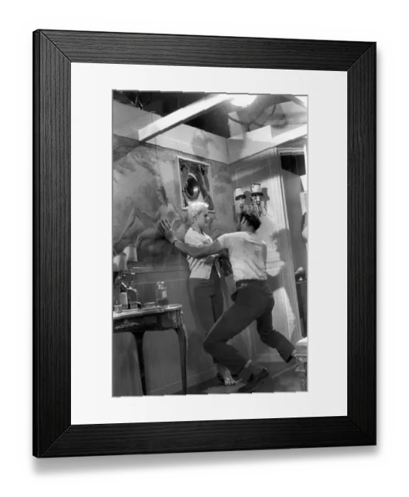 Framed Print : Sean Connery on the set of the film Action of the Tiger Framed Print : Sean Connery on the set of the film Action of the Tiger