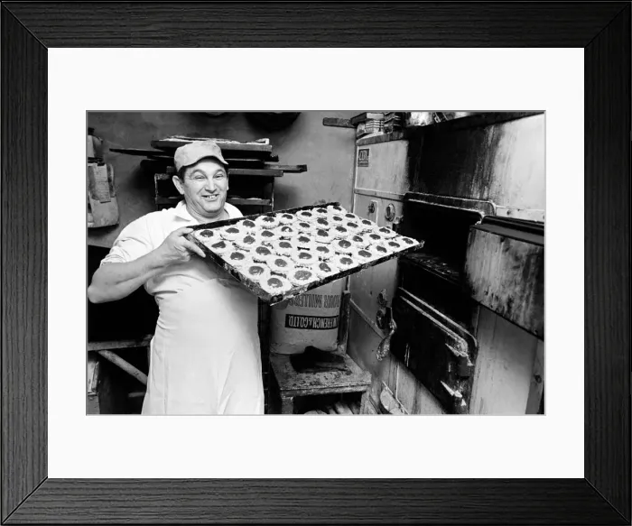 Framed Print : Pastry Chef seen here at work in his Kitchen. 1967 A1330-013 Framed Print : Pastry Chef seen here at work in his Kitchen. 1967 A1330-013
