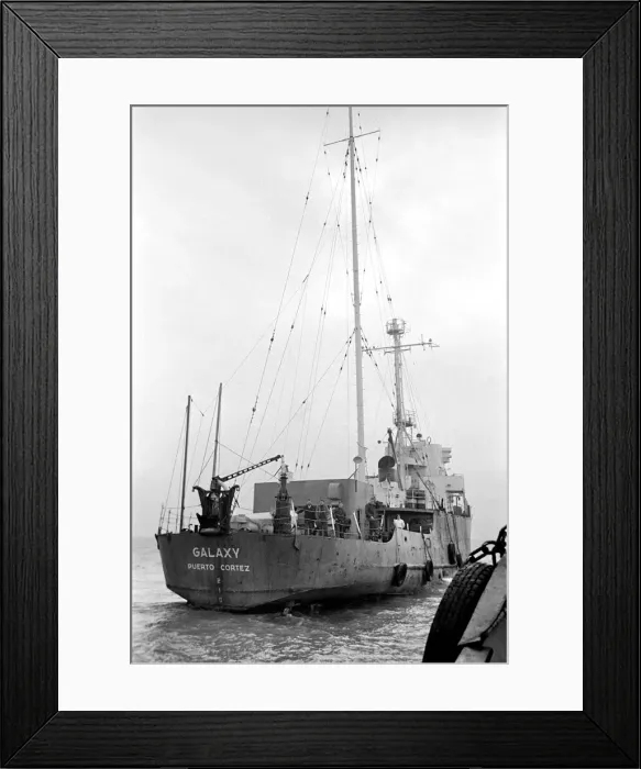 Framed Print : Radio London: Pirate Radio Station. General scene around the Motor Vessel Galaxy which is Framed Print : Radio London: Pirate Radio Station. General scene around the Motor Vessel Galaxy which is