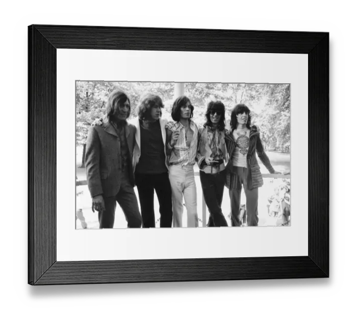 Framed Print : Rolling Stones : Introducing the Mick Taylor (2nd left) who took Brian Jones place in Framed Print : Rolling Stones : Introducing the Mick Taylor (2nd left) who took Brian Jones place in