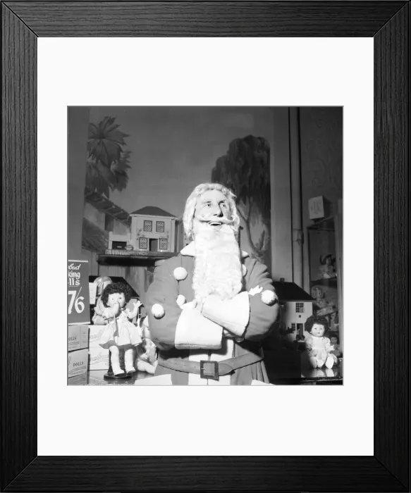 Framed Print : Father Christmas Harry Proctor. January 1955 Framed Print : Father Christmas Harry Proctor. January 1955