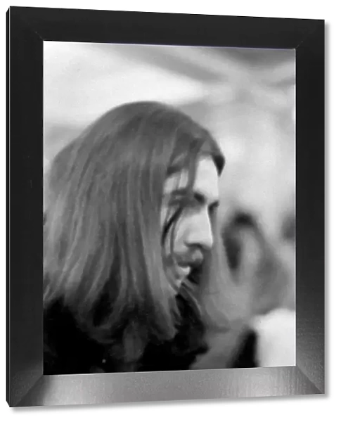 George Harrison in Birmingham for a performance at the Town Hall. 3 December 1969
