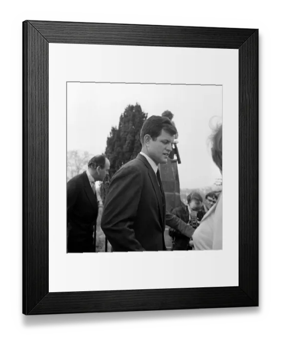 Framed Print : Edward Kennedy, brother of assassinated American president John F Kennedy