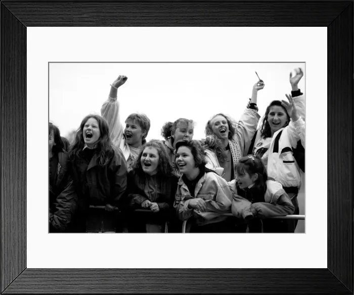 Framed Print : Lib - Boy Band New Kids on the Block perform at Whitley Bay Ice Rink 27 April 1990 Framed Print : Lib - Boy Band New Kids on the Block perform at Whitley Bay Ice Rink 27 April 1990