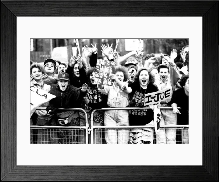 Framed Print : Lib - Boy Band New Kids on the Block perform at Whitley Bay Ice Rink 27 April 1990 Framed Print : Lib - Boy Band New Kids on the Block perform at Whitley Bay Ice Rink 27 April 1990