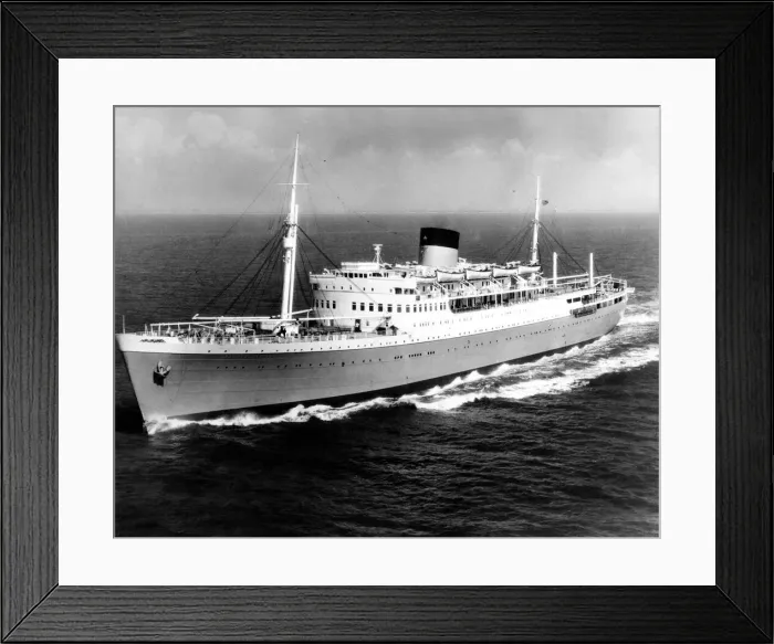 Framed Print : The Union Castle Liner Braemar Castle - Ship Framed Print : The Union Castle Liner Braemar Castle - Ship