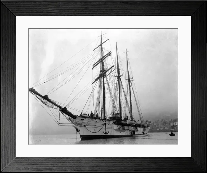 Framed Print : The yacht St George, which was used for the South Seas Expedition. Circa 1925 Framed Print : The yacht St George, which was used for the South Seas Expedition. Circa 1925