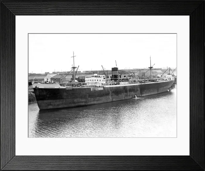 Framed Print : The ship Hoperange at Blyth Harbour Framed Print : The ship Hoperange at Blyth Harbour