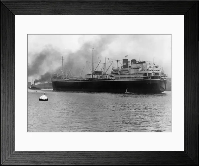 Framed Print : The ship Balaena leaves the River Tyne Framed Print : The ship Balaena leaves the River Tyne