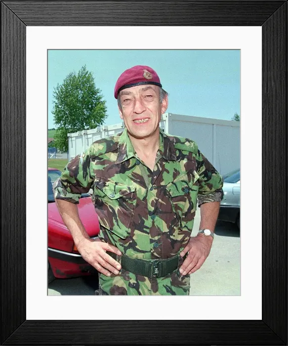 Framed Print : Commander of British Forces in Bosnia Major General Mike Jackson July 1996 Framed Print : Commander of British Forces in Bosnia Major General Mike Jackson July 1996