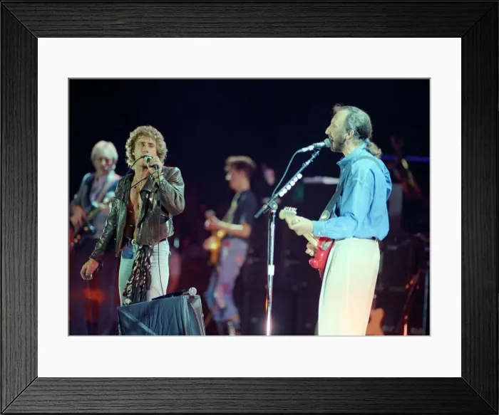 Framed Print : The Who in Concert - October 1989 at the Royal Albert Hall Framed Print : The Who in Concert - October 1989 at the Royal Albert Hall