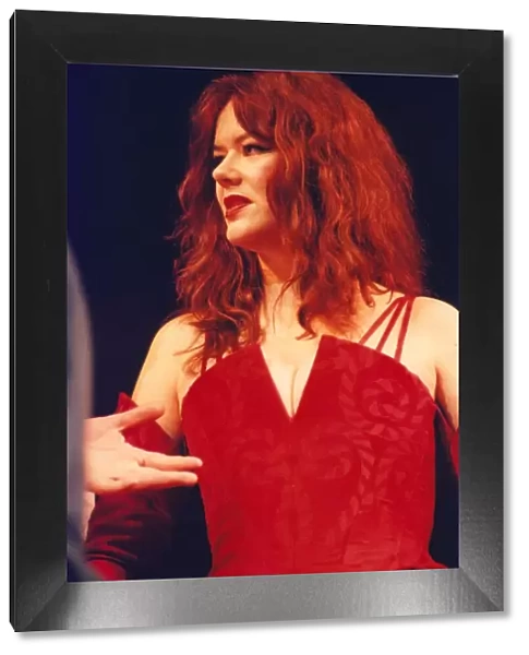 Actress Josie Lawrence in the Royal Shakespeare Company production of Taming of the Shrew