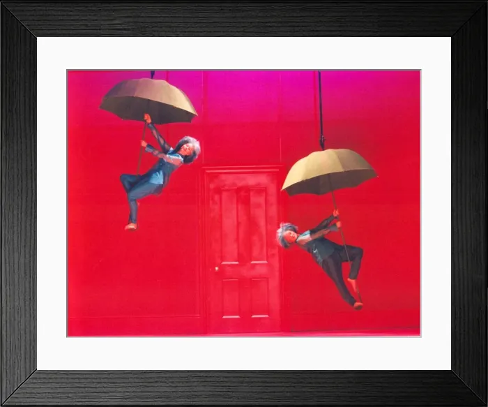 Framed Print : Luzita Pope and Octavia Walters, who are appearing as fairies in a production of A Framed Print : Luzita Pope and Octavia Walters, who are appearing as fairies in a production of A