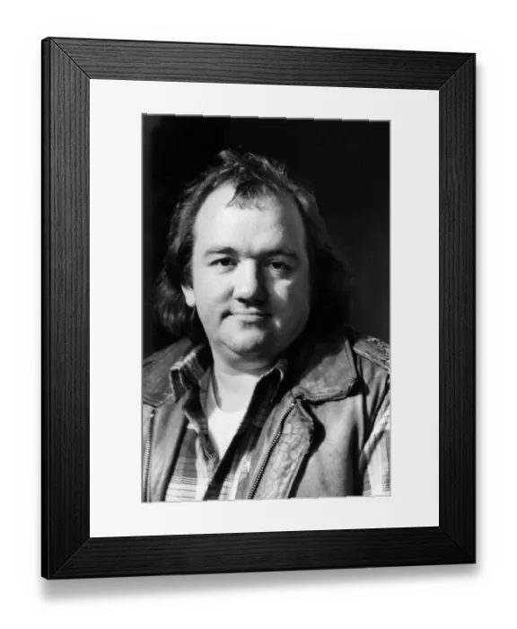 Framed Print : Star of -Not the nine-o-clock News'Mel Smith is pictured on the set of a film he as Framed Print : Star of -Not the nine-o-clock News'Mel Smith is pictured on the set of a film he as