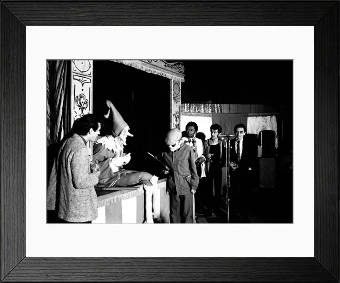 Framed Print : Ian Dury and the Blockheads, on Tyneside in June, 1979
