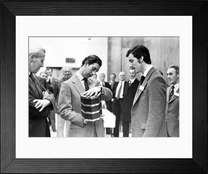Framed Print : Prince Charles, The Prince of Wales during his visit to the North East 27 November 1979 Framed Print : Prince Charles, The Prince of Wales during his visit to the North East 27 November 1979