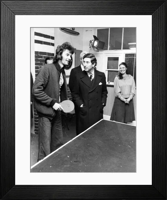 Framed Print : Prince Charles, The Prince of Wales during his visit to the North East 19 February 1979 Framed Print : Prince Charles, The Prince of Wales during his visit to the North East 19 February 1979