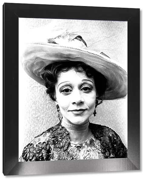 Actress Joan Plowright in costume for the play 'The Rules Of The Game'