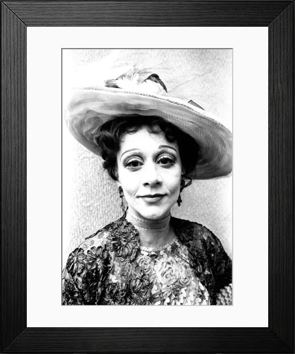 Framed Print : Actress Joan Plowright in costume for the play The Rules Of The Game