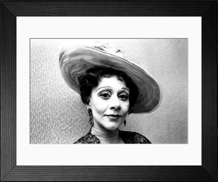 Framed Print : Actress Joan Plowright in costume for the play The Rules Of The Game