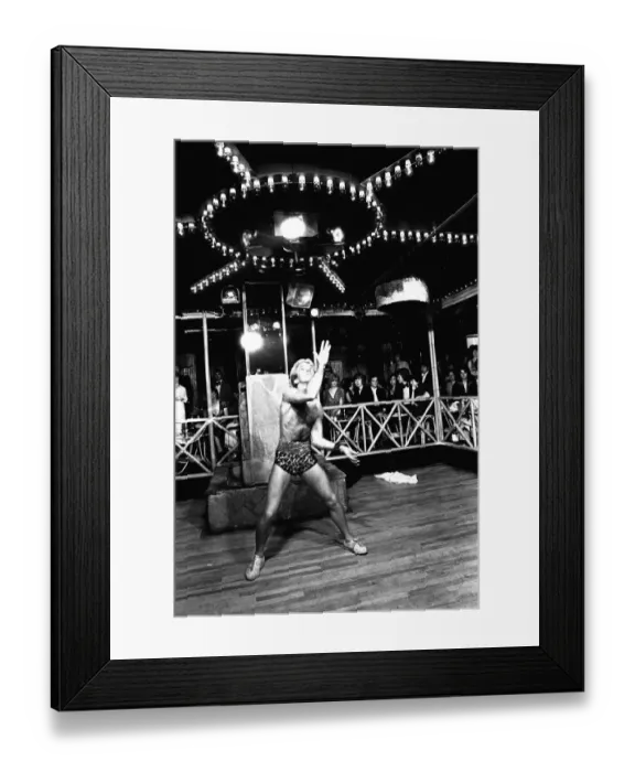 Framed Print : Princess Margaret visits the Tuxedo Junction club in Newcastle, on June 1
