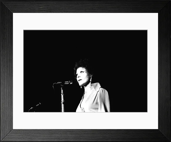 Framed Print : Cleo Laine, who was appearing at the Newcastle Festival in October, 1970 Framed Print : Cleo Laine, who was appearing at the Newcastle Festival in October, 1970