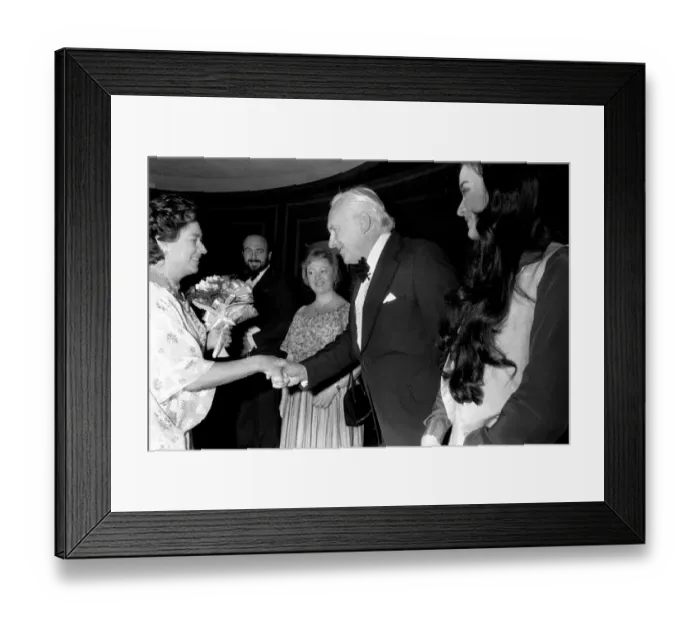 Framed Print : Princess Margaret visits the Tuxedo Junction club in Newcastle, on June 1, 1979