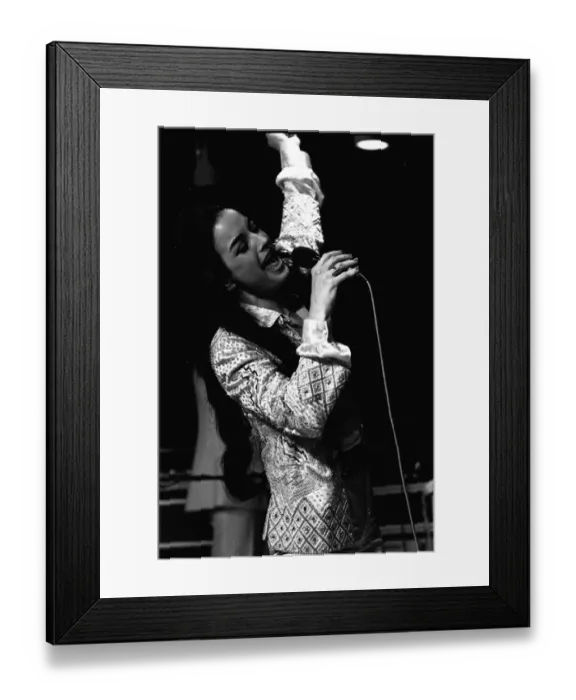 Framed Print : Princess Margaret visits the Tuxedo Junction club in Newcastle, on June 1