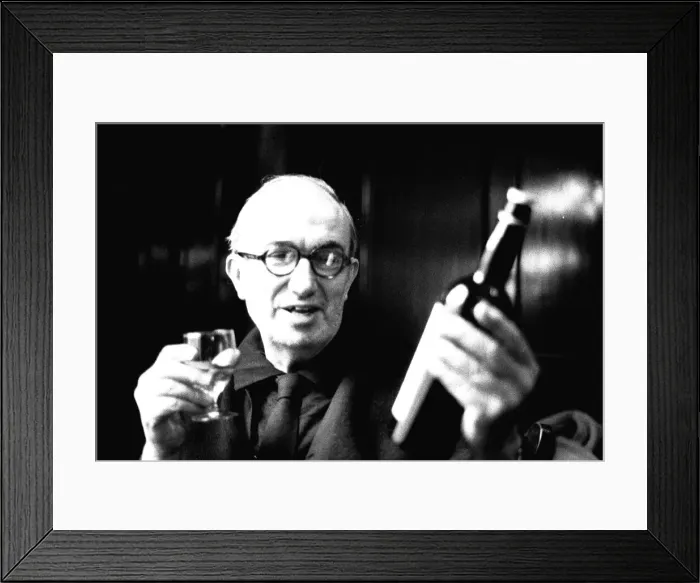 Framed Print : Sir Bernard Miles when he appeared as Long John Silver, in Treasure Island