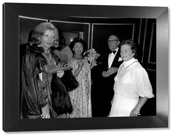 Princess Margaret visits the Tuxedo Junction club in Newcastle, on June 1, 1979