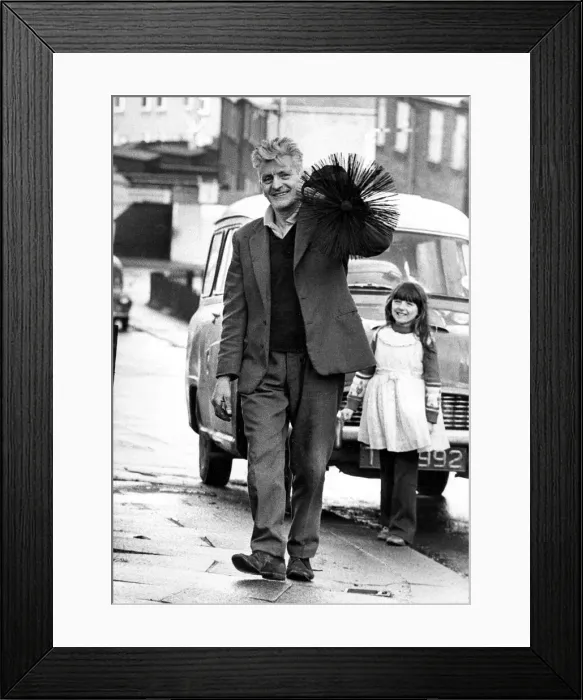 Framed Print : One of the last chimney sweeps in an around Alnwick Mr. Norman Steele who is retiring Framed Print : One of the last chimney sweeps in an around Alnwick Mr. Norman Steele who is retiring