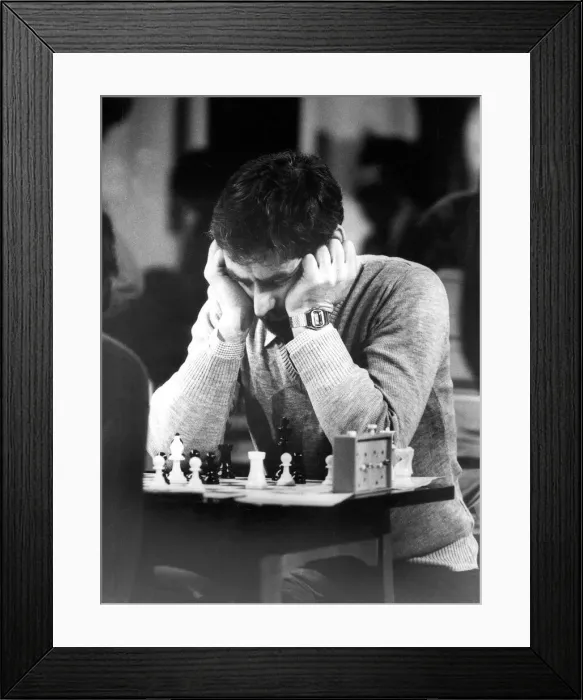 Framed Print : Check mate... The games up for one competitor in the mid Northumberland chess congress Framed Print : Check mate... The games up for one competitor in the mid Northumberland chess congress